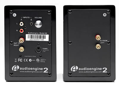 audioengine a2 rear